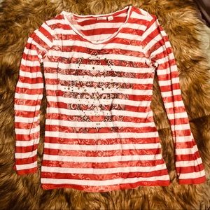 🌹Cato Medium women’s long sleeve stripe top